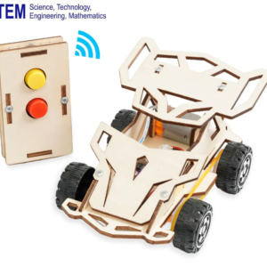 Voiture Télécommandée en Bois – Kit DIY à Assembler • Jouet STEM Éducatif pour Enfants & Ados