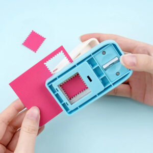 Poinçon rectangulaire pour scrapbooking – Format timbre & Levier pratique