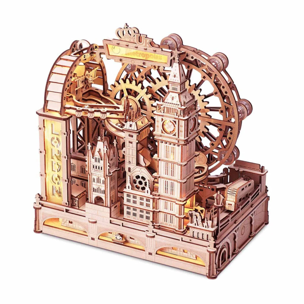 Puzzle 3D en Bois – Marble Run « Voyage à Londres »