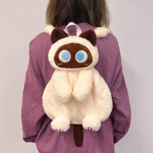 Sac à dos peluche chat noir Kawaii – Mignon & Original