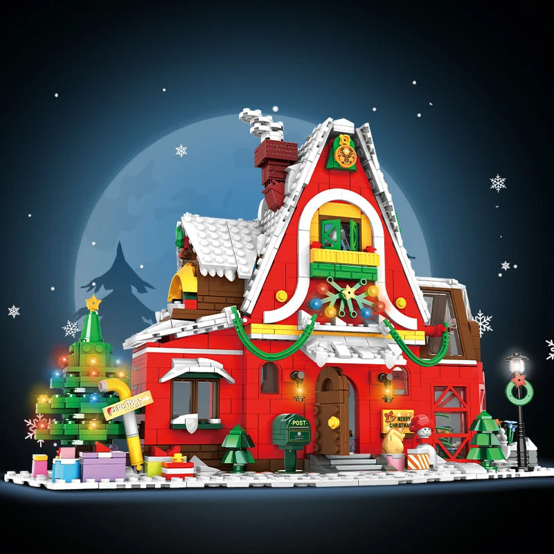 Maison de Noël Winter Village – Kit de Construction 1301 Pièces Compatible Lego – Image 3