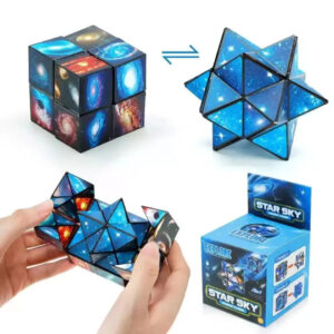 Cube 3D Transformable – Jouet Éducatif Anti-Stress pour Enfants