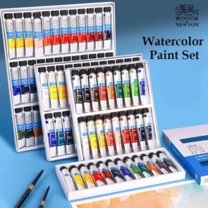 Set de Peintures Aquarelle 36 Couleurs – Tubes 10ml pour Artistes Professionnels