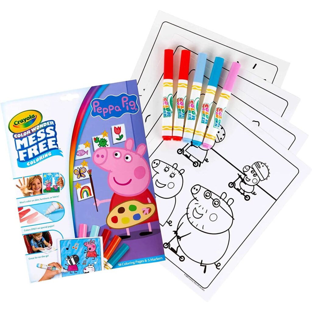 Crayola Peppa Pig – Set de Coloration Sans Taches Color Wonder