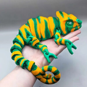 Chameleon Dragon 3D Articulé – Figurine Décorative 15 cm