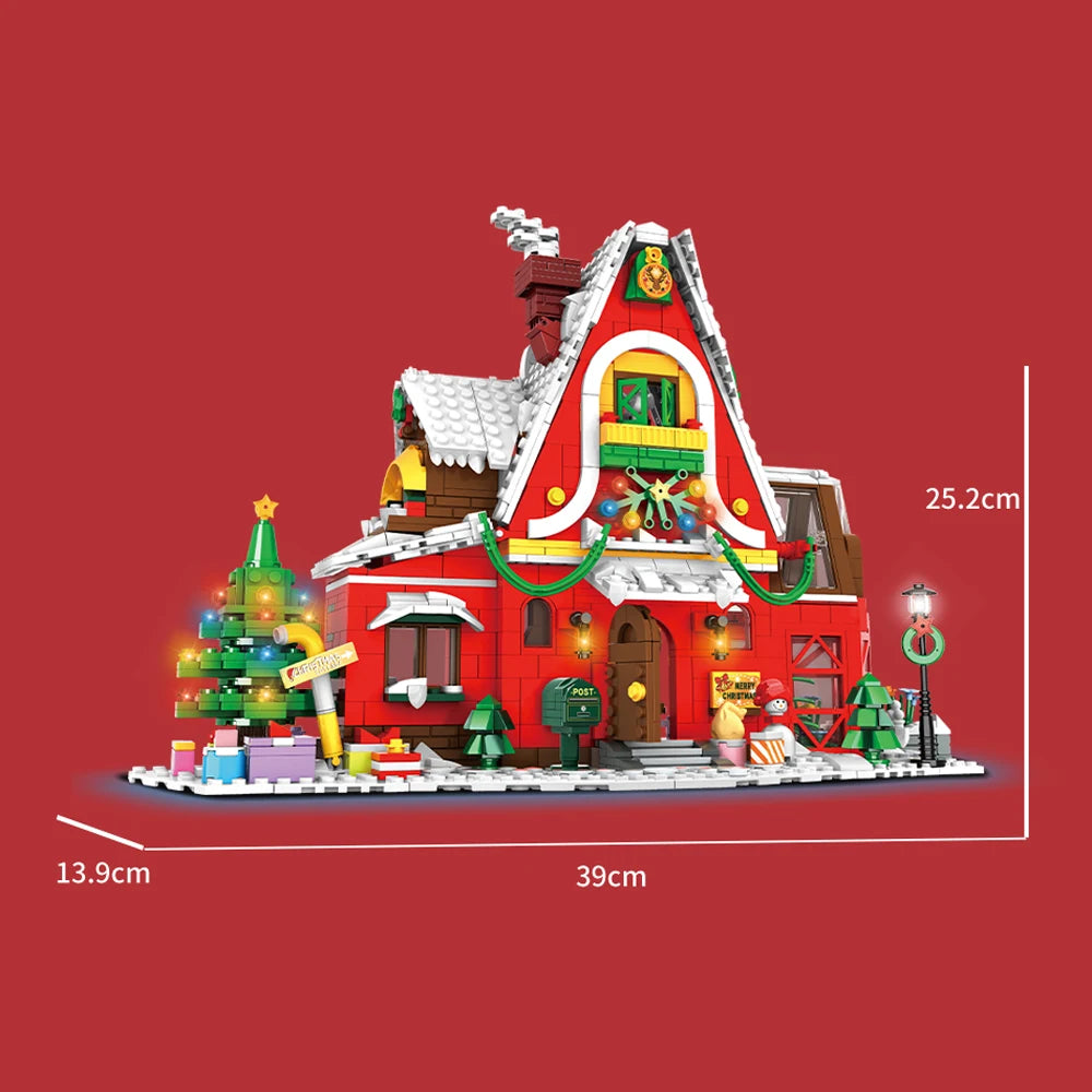Maison de Noël Winter Village – Kit de Construction 1301 Pièces Compatible Lego – Image 2
